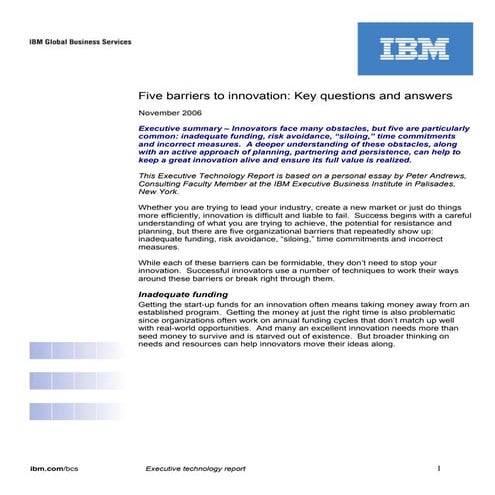 5 barriers to creativity