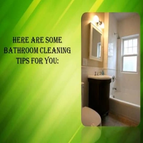 5 bathroom cleaning tips for you | PDF