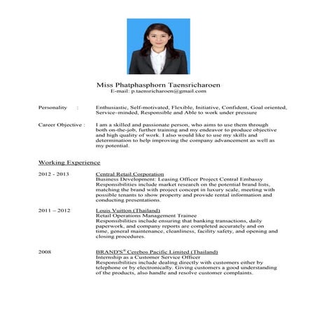 p.taensricharoen_resume 2014