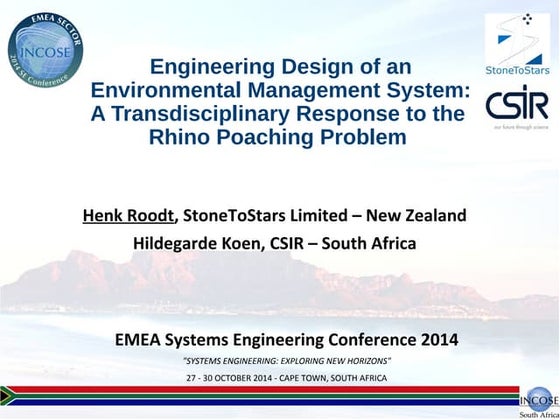 Henk (jan) Roodt presentations