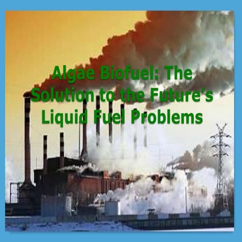 Algae to Biofuel