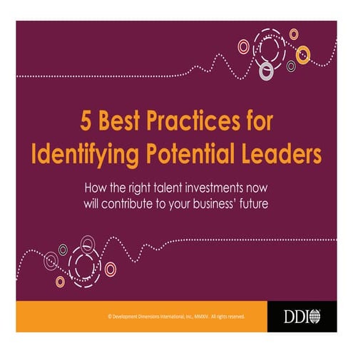 5 Best Practices for Identifying Potential Leaders