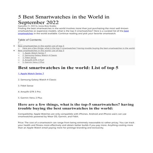 5 Best Smartwatches in the World in September 2022.pdf