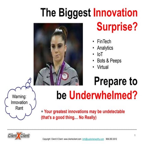 5 Big Innovation Surprises iot bots virtual reality analytics 