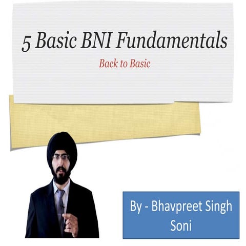 BNI 121 edu slot | PPT