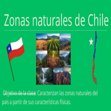 Zonas naturales de Chile para Quinto básico | PPTX