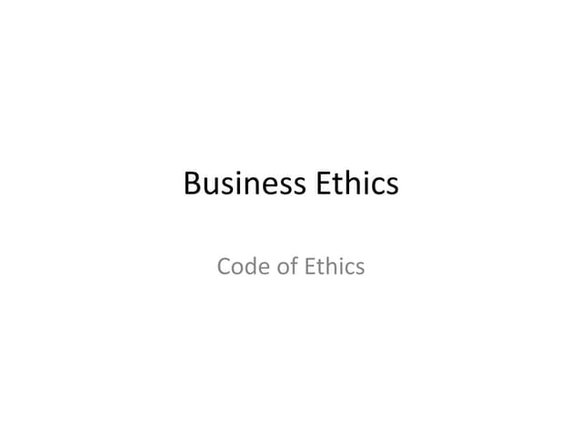 5 business ethics