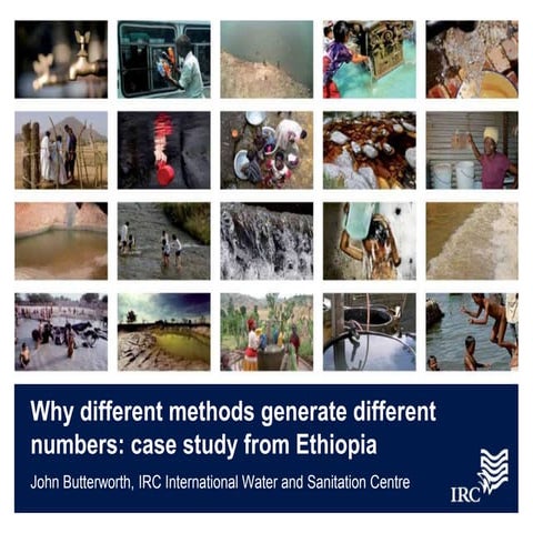 Why different methods generate different numbers: Case study from Ethiopia