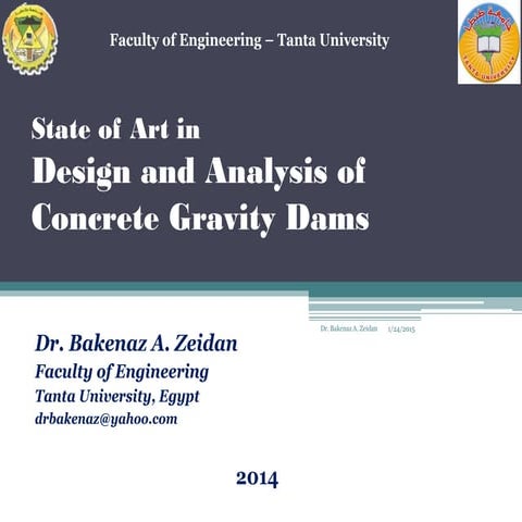 Gravity dam stability analysis | PDF