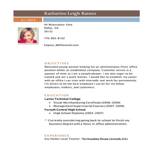 Katharine Leigh Raines Resume (1)