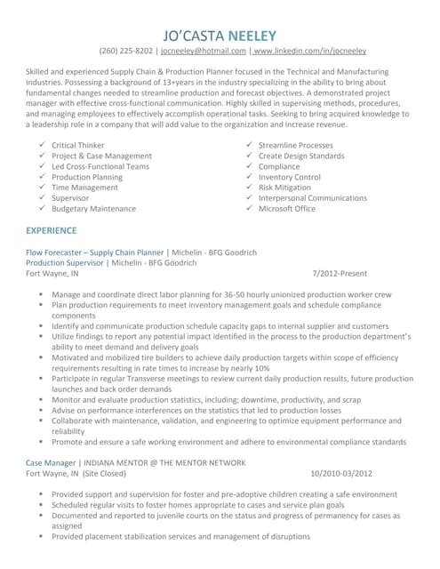 JO CASTA NEELEY Resume PDF JO CASTA NEELEY Resume PDF