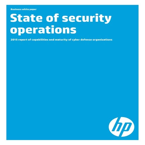 Cyber security maturity model- IT/ITES | PDF