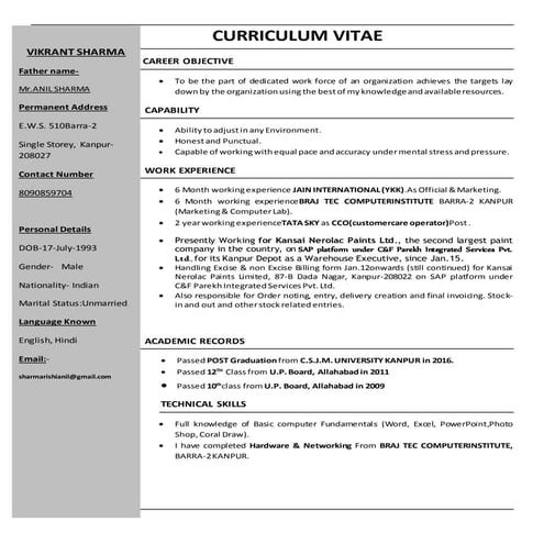 Richa CV (1) | DOC