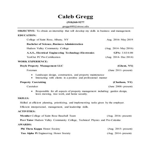 Internship proposal | PDF