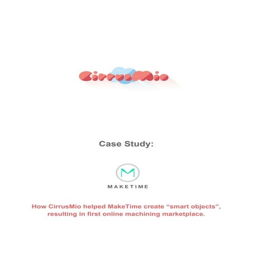 IoTCaseStudyMakeTime