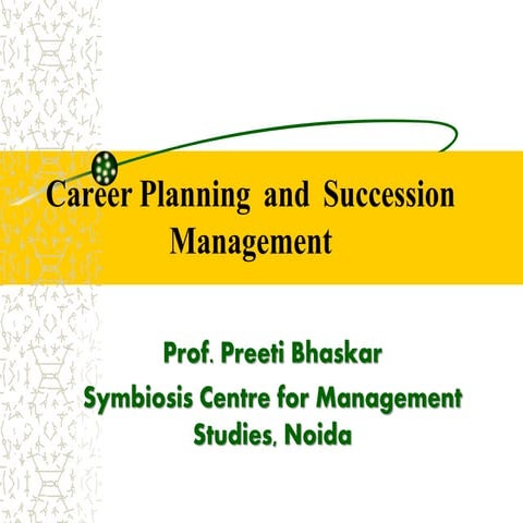 5 career planning & succession planning