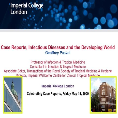 Case Reports, Infectious Diseases and the Developing World - Geoffrey Pasvol