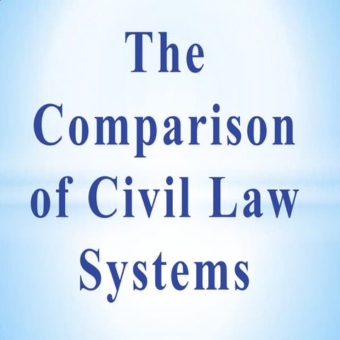 The Legal Systems Of The World | PPT