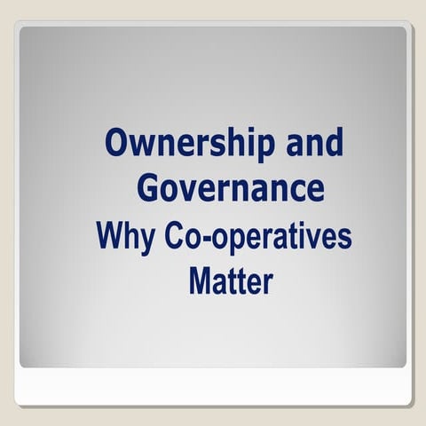 Co op presentation | PPT