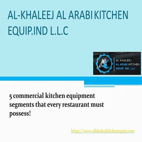 Commercial Kitchen Equipment | Tejtara | PPTX