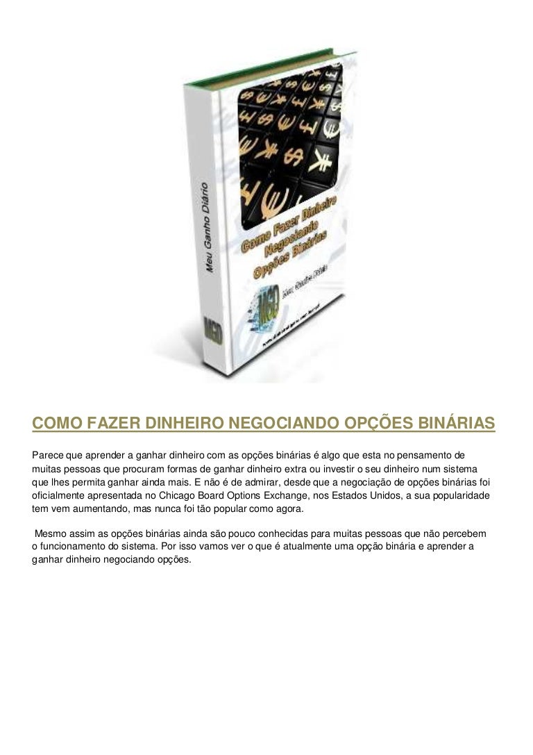 aprender negociação de opções