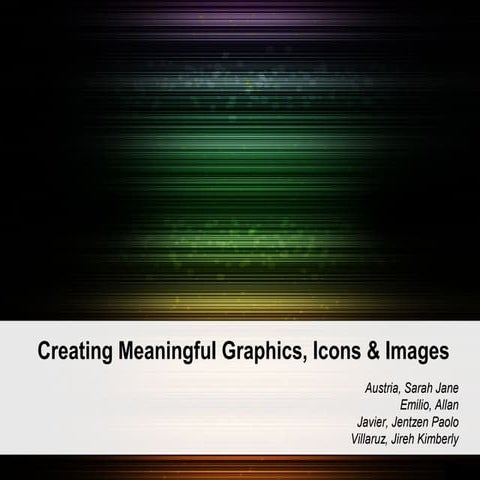 5 creating meaningful graphics, icons and images