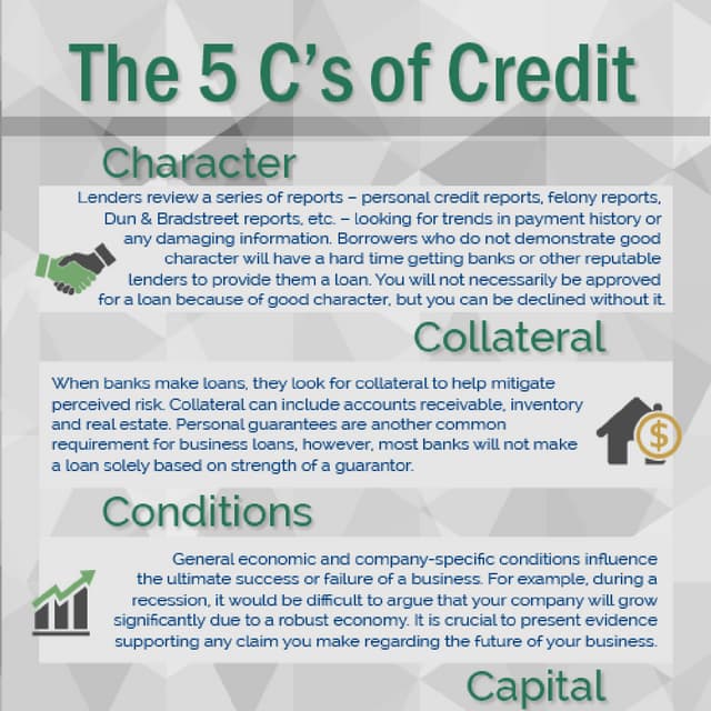 The 5 Cs of Credit