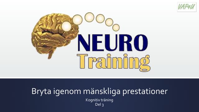 Bryta igenom mänskliga prestationer...