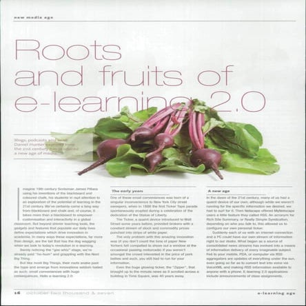 roots and fruits of elearning