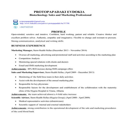 Cv Protopapadaki Evi December 2014 Pdf