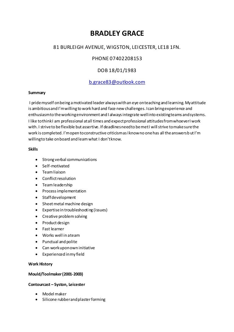 Company resume template image