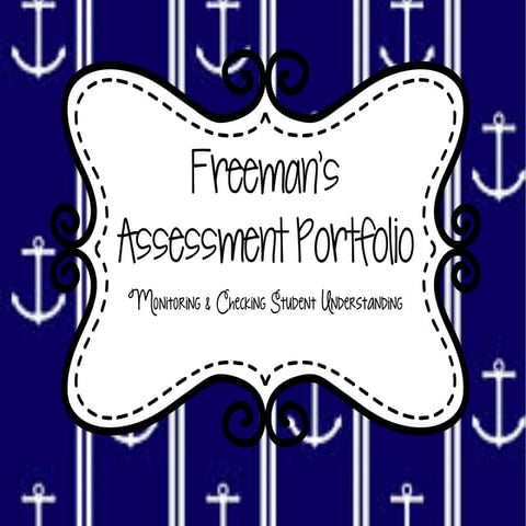 Assessment Portfolio
