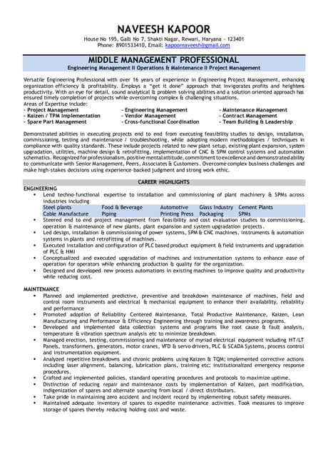 Divye kapoor resume