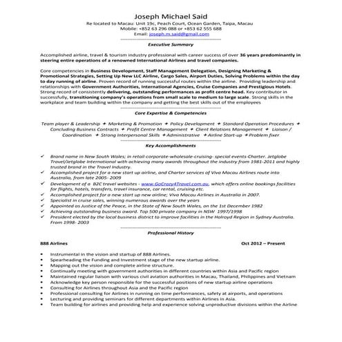 Joseph Michael Said-2016 CV | DOC