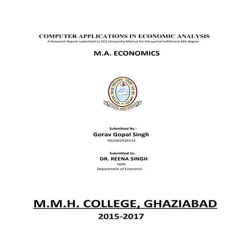 Ecoonomics 2nd sem   computer application project.docx