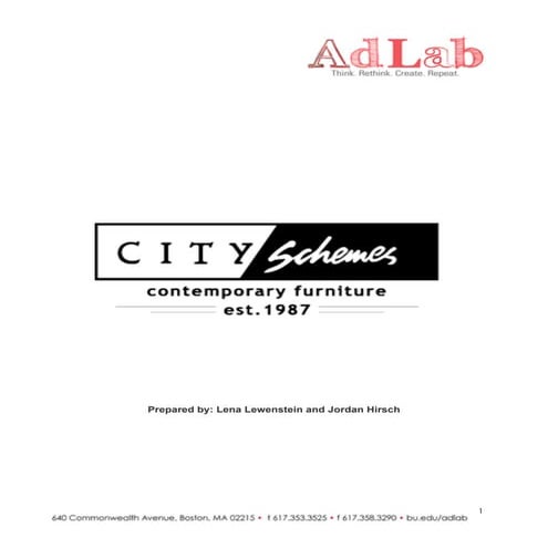AdLab City Schemes Account Planning Debrief