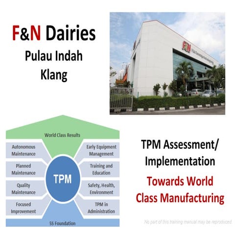 5 days TPM Workshop/Implementation Strategies at F&N