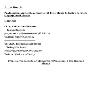 Artist Reach Official Website (1)