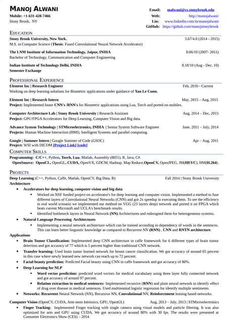 CV _Manoj