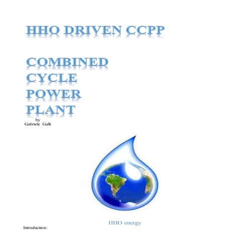 HHO driven CCPP | DOCX