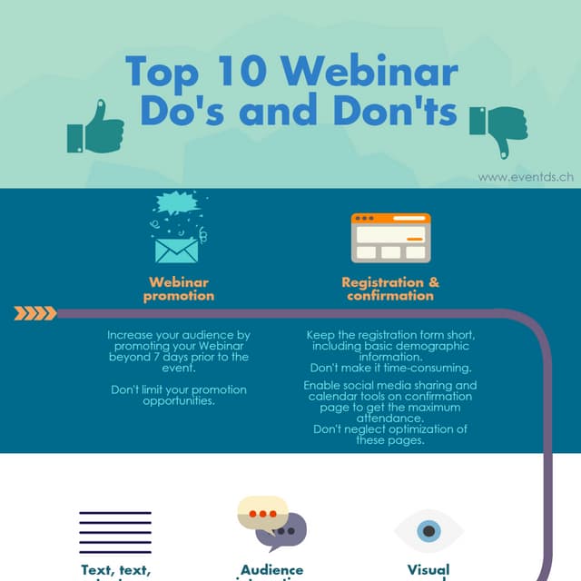 Webinar do's and don'ts.