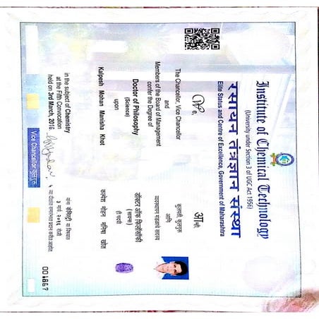 Ph.D. certificate | PDF