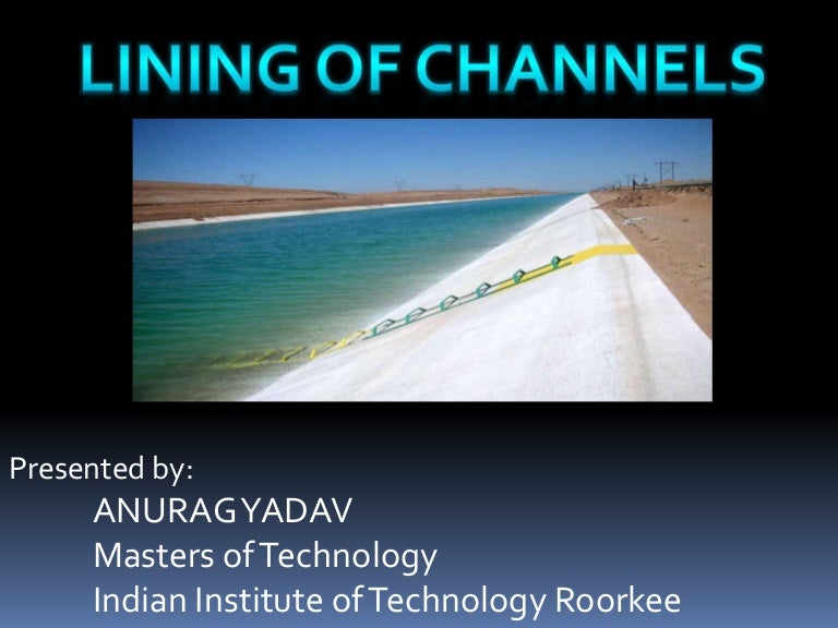 LINING OF CHANNELS