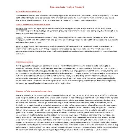 Internship Report - Copy - Copy - Copy - Copy | PDF