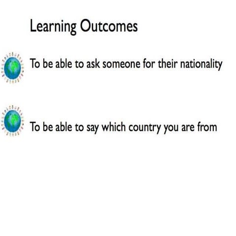 Nationalities 