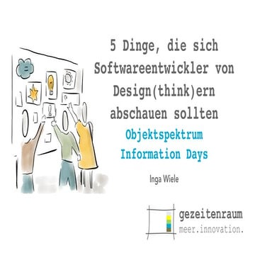 Vortrag Objektspektrum Information Days 20. April 2016