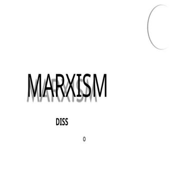 5 DISS Marxism powerpoint presentation..