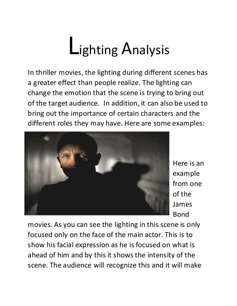 Lighting analysis