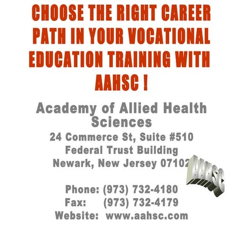 VOCATIONAL TRAINING SLIDE SHOW {MODIFIED}-AAHSC