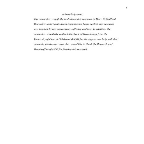 Crime Trends in Nursing Homes Throughout Oklahoma Over The Past 30 Years